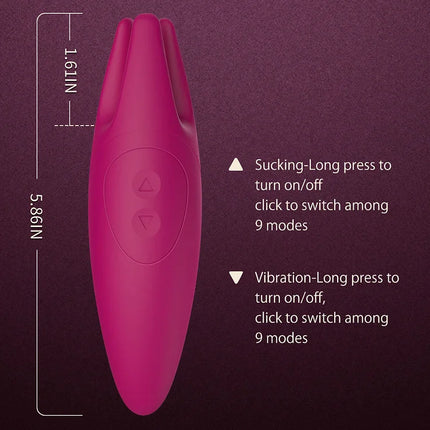 External 9*9-Pattern Sucking Vibrator