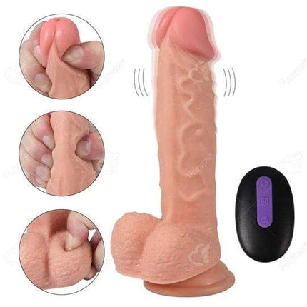 Realistic Vibrating Dildo| Remote Control - SIKXTOA