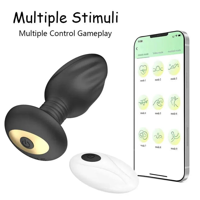 App / Wireless Remote Control Invisible Anal Vibrator