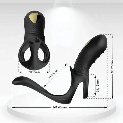 Wireless Remote Control Penis Ring & Prostate Massager