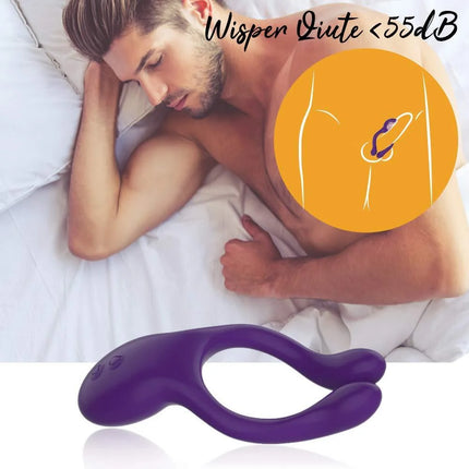 Men's Sperm Lock Ring with Remote Control Vibration