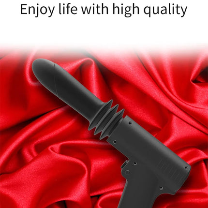 Thrusting Vibrator for G Spot Anal Vagina Gun Shaped Sex Toy