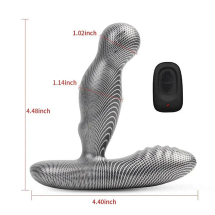 Wireless Remote Control Rotating Anal Vibrator Male Prostate Massager