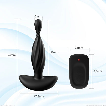 Anal Plug Vibrator Male Prostate Massager G-spot Masturbator