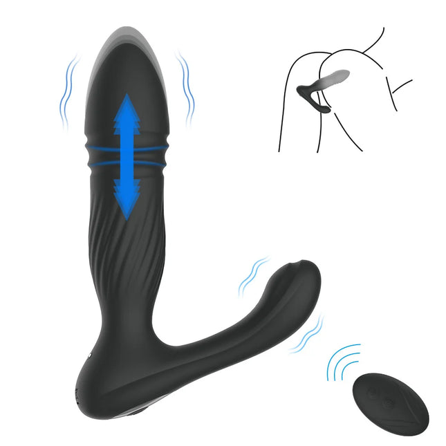 Telescopic Anal Vibrator Prostate Massager