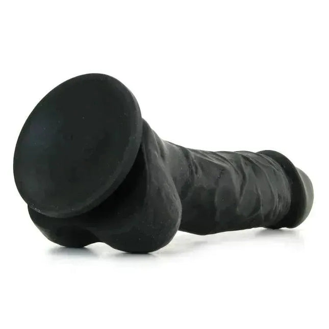 Small Silicone Colours Dildo in Black