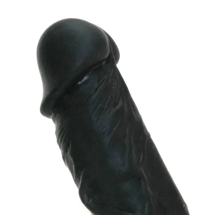 Small Silicone Colours Dildo in Black