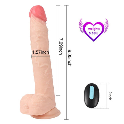 9.05Inch Giant Vibrating Dildo