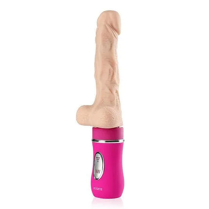 Realistic Auto Thrusting & Heating Vibrating Dildo / Sex Machine