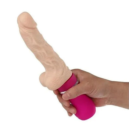 Realistic Auto Thrusting & Heating Vibrating Dildo / Sex Machine