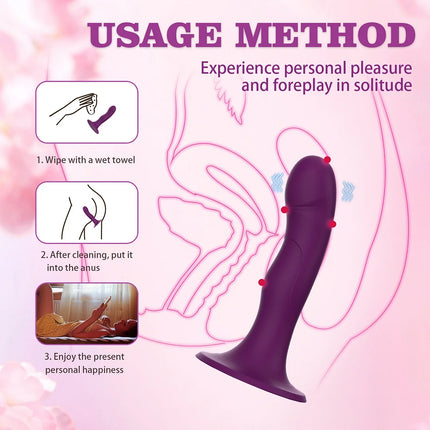 App Remote Control Vibrating Prostate Massager With Suction Cup