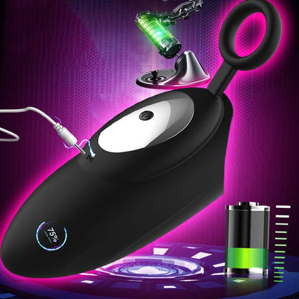 12 Speed Glans Massager Vibrator Delay Trainer Masturbation Cup